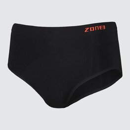 ZONE3 Cycling boxer shorts - SEAMLESS SUPPORT BRIEFS - black