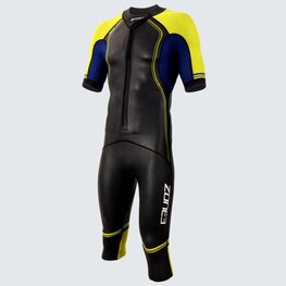 ZONE3 Cycling skinsuit - VERSA - black/yellow