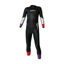 ZONE3 Cycling skinsuit - KID'S ADVENTURE TRIATHLON - black
