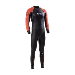 ZONE3 Cycling skinsuit - VENTURE - black/orange