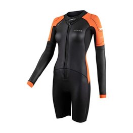 ZONE3 Cycling skinsuit - VERSA - black/orange