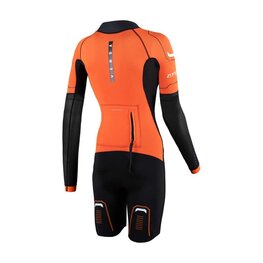 ZONE3 Cycling skinsuit - VERSA - black/orange