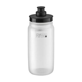 ELITE Cycling water bottle - FLY TEX 550 ml - transparent
