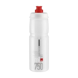 ELITE Cycling water bottle - JET 750 - transparent/red