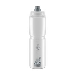ELITE Cycling water bottle - JET GREEN 950 - transparent