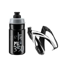 ELITE bottle+cage - CEO 350 ml - black