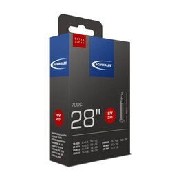SCHWALBE tyre tube - SV20 700x18/25C FV 40mm - black
