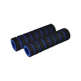 LONGUS grips - FOUMY - black/blue