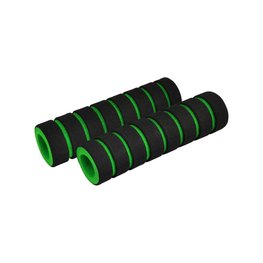 LONGUS grips - FOUMY - black/green