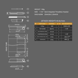 LONGUS headset - HEADSET  - black