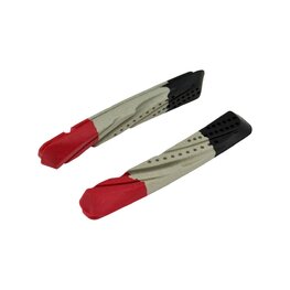 LONGUS brake rubbers - DUO - grey/red