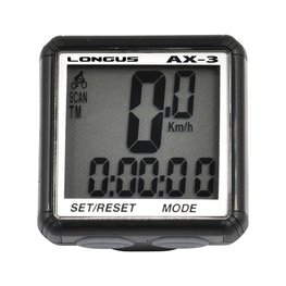 LONGUS cycling computer - CYKLO COMPUTER AX-3 - black
