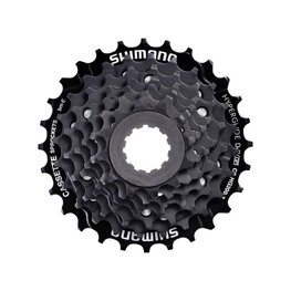 SHIMANO cassette - CASSETTE HG200 7 12-28 - black