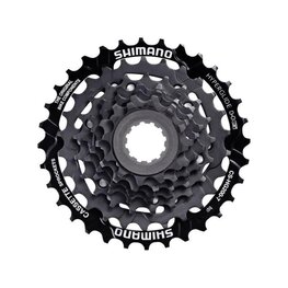 SHIMANO cassette - CASSETTE HG200 7 12-32 - black