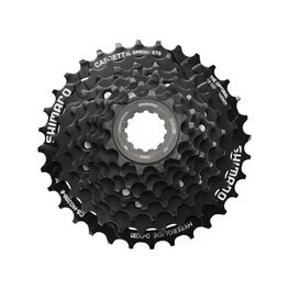 SHIMANO cassette - CASSETTE HG200 8 12-32 - black