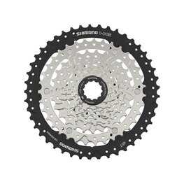 SHIMANO cassette - HG400 - silver/black