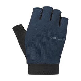 SHIMANO Cycling fingerless gloves - EXPLORER - blue