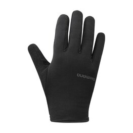 SHIMANO Cycling long-finger gloves - LIGHT THERMAL - black