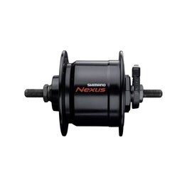SHIMANO front hub with dynamo - DHC3000 36 - black