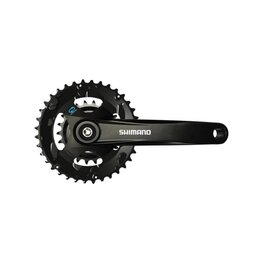 SHIMANO cranks with chainring - ALTUS 175mm 36/22 - black