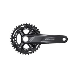 SHIMANO cranks with chainring - DEORE M5100 175mm 36/26 - black