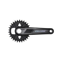 SHIMANO cranks with chainring - DEORE M6120 175mm 30 - black