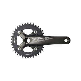 SHIMANO cranks with chainring - ZEE M640 165mm - black