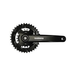 SHIMANO cranks with chainring - ALTUS MT101 75mm 36/22 - black