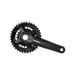 SHIMANO cranks with chainring - ALTUS M210 175mm 36/22 - black