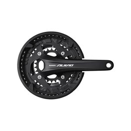 SHIMANO cranks with chainring - ALIVIO T4060 175mm 44/32/22 - black