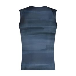 SHIMANO Cycling sleeve less t-shirt - VERTEX PRIMA SL PRINTED - blue