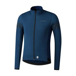 SHIMANO Cycling thermal jacket - BEAUFORT LIGHT - blue