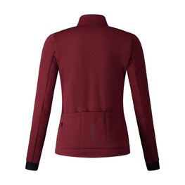SHIMANO Cycling thermal jacket - ELEMENT - bordeaux