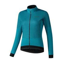 SHIMANO Cycling windproof jacket - KAEDE WIND - turquoise