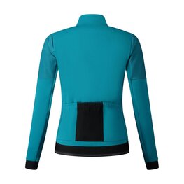 SHIMANO Cycling windproof jacket - KAEDE WIND - turquoise