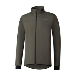 SHIMANO Cycling thermal jacket - FURANO WARM - grey