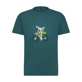 SHIMANO Cycling short sleeve t-shirt - SENTIERO LTD - green