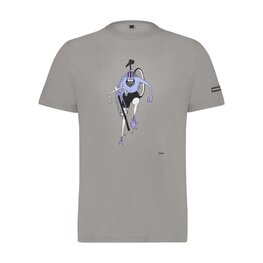 SHIMANO Cycling short sleeve t-shirt - SENTIERO LTD - grey
