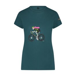 SHIMANO Cycling short sleeve t-shirt - SENTIERO LTD - green