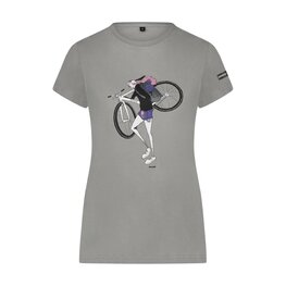 SHIMANO Cycling short sleeve t-shirt - SENTIERO LTD - grey