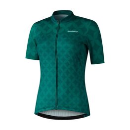 SHIMANO Cycling short sleeve jersey - MIZUKI - green