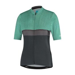 SHIMANO Cycling short sleeve jersey - SUMIRE - green/grey