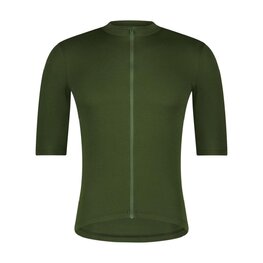 SHIMANO Cycling short sleeve jersey - ELEMENTO - green