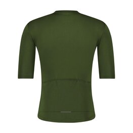 SHIMANO Cycling short sleeve jersey - ELEMENTO - green