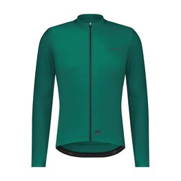 SHIMANO Cycling summer long sleeve jersey - ELEMENT LONG - green