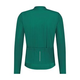 SHIMANO Cycling summer long sleeve jersey - ELEMENT LONG - green