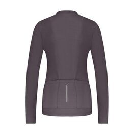 SHIMANO Cycling winter long sleeve jersey - ELEMENT LONG - purple