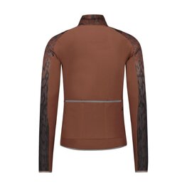 SHIMANO Cycling summer long sleeve jersey - EVOLVE WIND LIGHT - brown