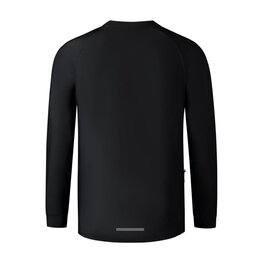 SHIMANO Cycling summer long sleeve jersey - MYOKO LONG WARM - black