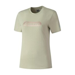 SHIMANO Cycling short sleeve t-shirt - TEE - beige